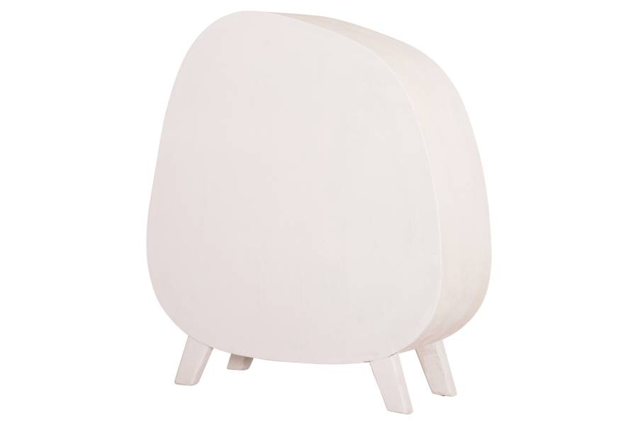 ΡΑΦΙΕΡΑ ΣΕΙΡΑ SANTORINI HM18060.01 MDF ΣΕ ΥΠΟΛΕΥΚΟ ΧΡΩΜΑ 120x38x133Υεκ.