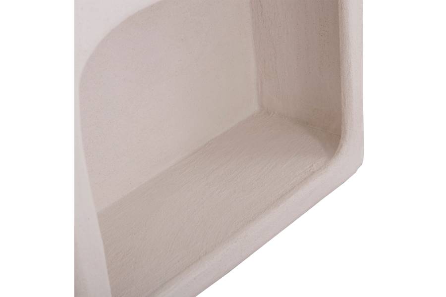 ΡΑΦΙΕΡΑ ΤΟΙΧΟΥ ΣΕΙΡΑ SANTORINI HM18069 MDF ΣΕ ΥΠΟΛΕΥΚΟ ΧΡΩΜΑ 47,5x18x120Υεκ.