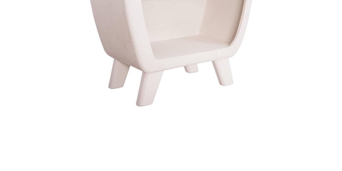 ΡΑΦΙΕΡΑ ΣΕΙΡΑ SANTORINI HM18067 MDF ΣΕ ΥΠΟΛΕΥΚΟ ΧΡΩΜΑ 80x38x196Υεκ.