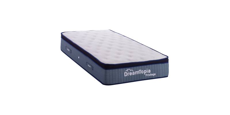 ΣΤΡΩΜΑ DREAMTOPIA, σειρά PRIVILEGE HM660.90 POCKET SPRING ΜΕ ΑΝΩΣΤΡΩΜΑ 90X190x29Υεκ.