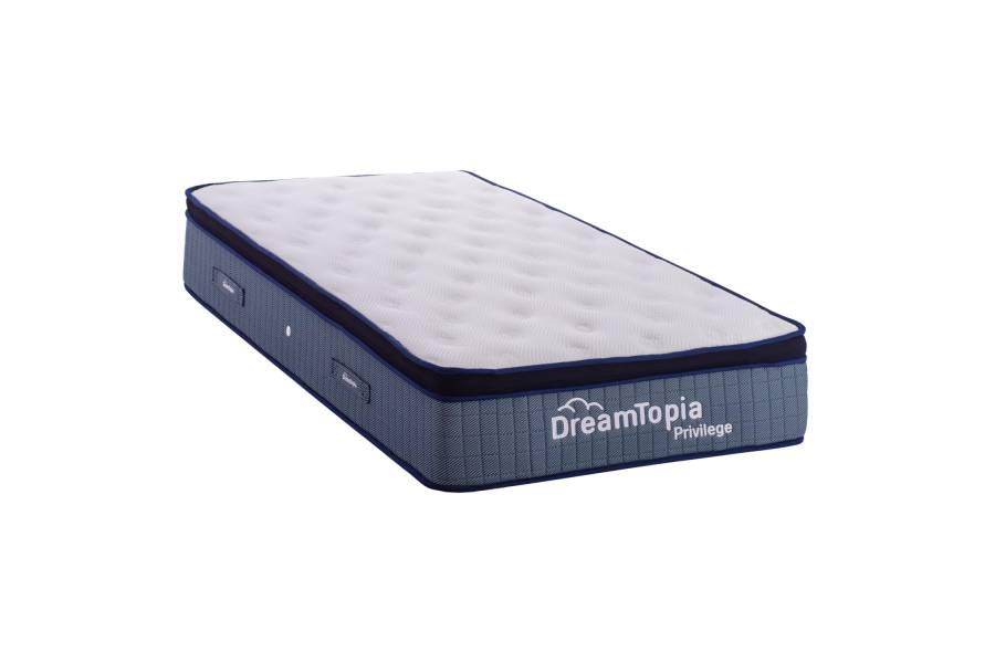 ΣΤΡΩΜΑ DREAMTOPIA, σειρά PRIVILEGE HM660.90 POCKET SPRING ΜΕ ΑΝΩΣΤΡΩΜΑ 90X190x29Υεκ.