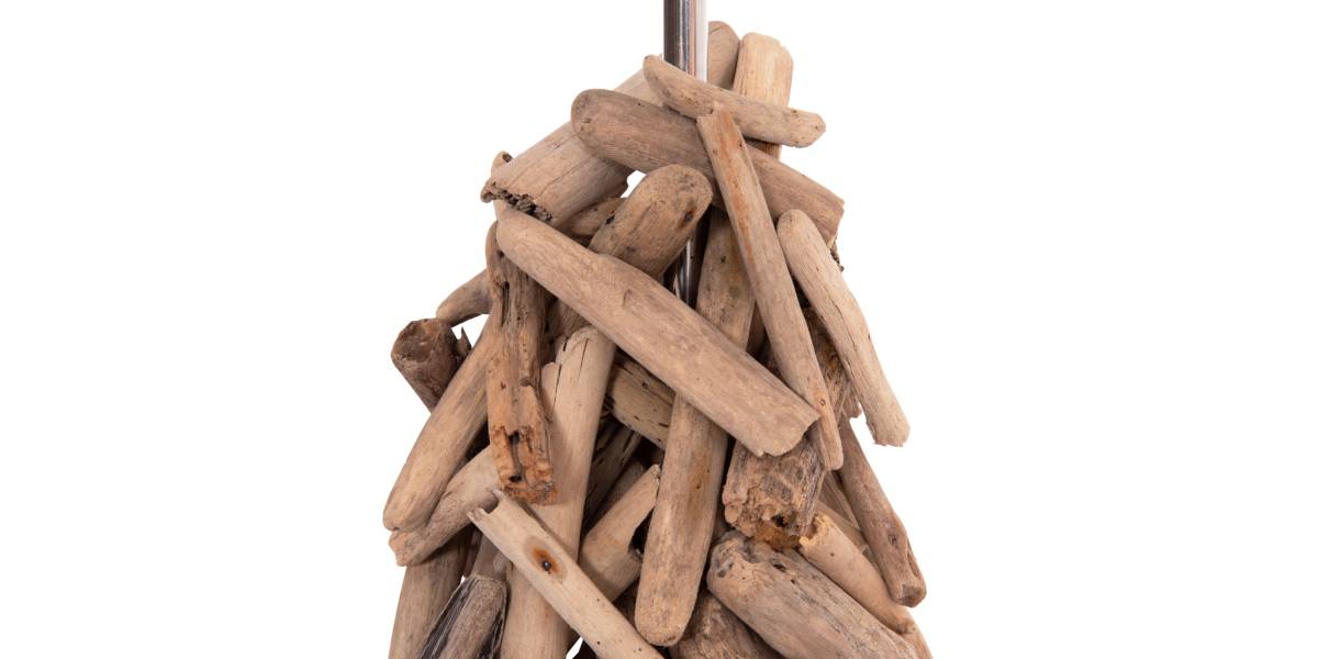 ΕΠΙΤΡΑΠΕΖΙΟ ΦΩΤΙΣΤΙΚΟ TWIGGY HM4423 DRIFTWOOD & ΛΕΥΚΟ ΚΑΠΕΛΟ Φ35x61Υεκ.