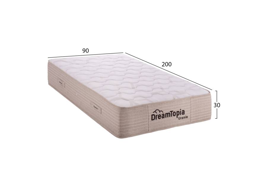 ΣΤΡΩΜΑ DREAMTOPIA ΣΕΙΡΑ URANIA HM659.90-200 POCKET SPRING 90X200x30Yεκ.