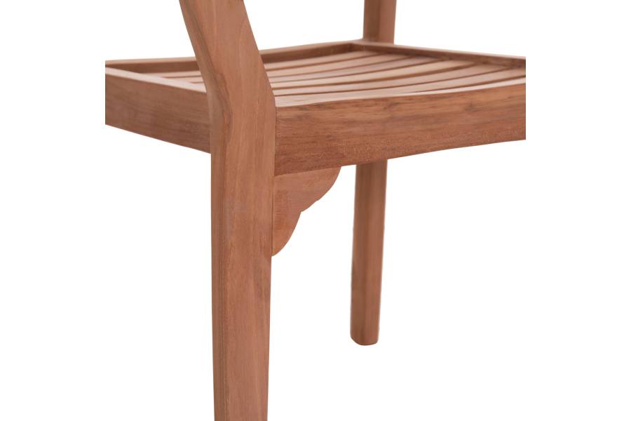 ΠΟΛΥΘΡΟΝΑ ΕΞΩΤ.ΧΩΡΟΥ ERMIONI HM18129 ΞΥΛΟ TEAK--ΦΥΣΙΚΟ ΧΡΩΜΑ 60x59x84Υεκ.