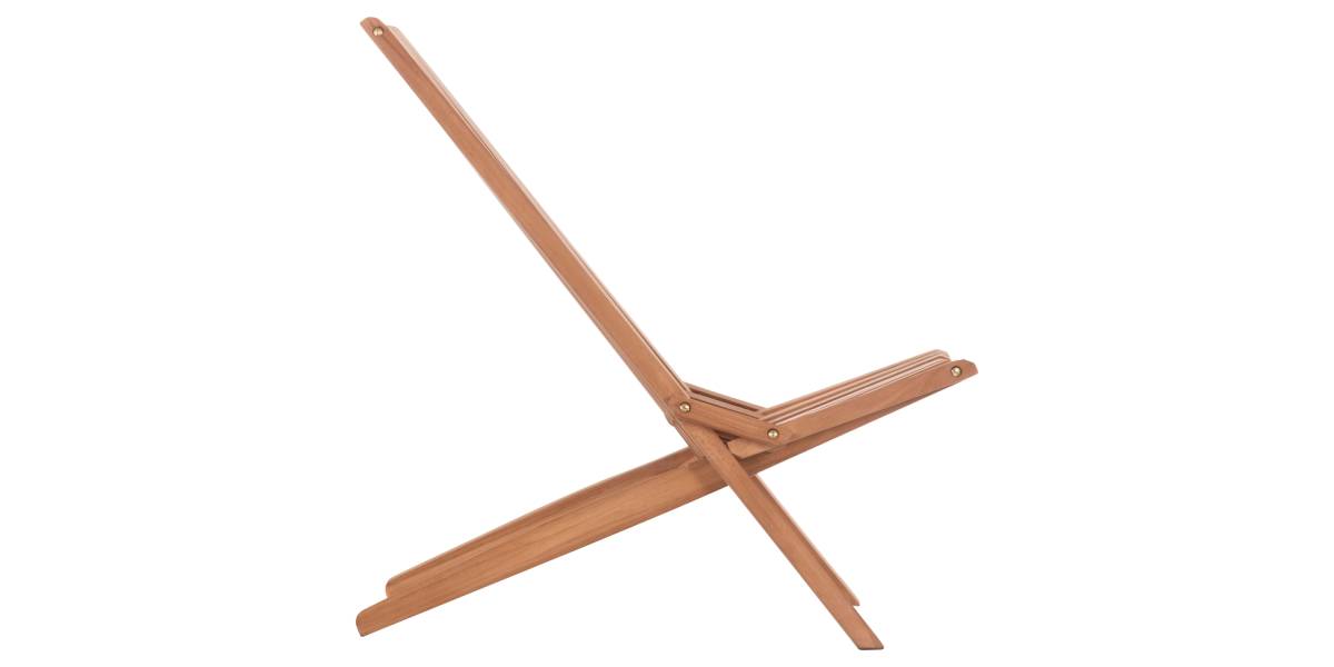 ΠΟΛΥΘΡΟΝΑ LOUNGE ΠΤΥΣΣΟΜΕΝΗ SHIGAO HM18112 ΞΥΛΟ TEAK--ΦΥΣΙΚΟ 61x88.5x89Υεκ.