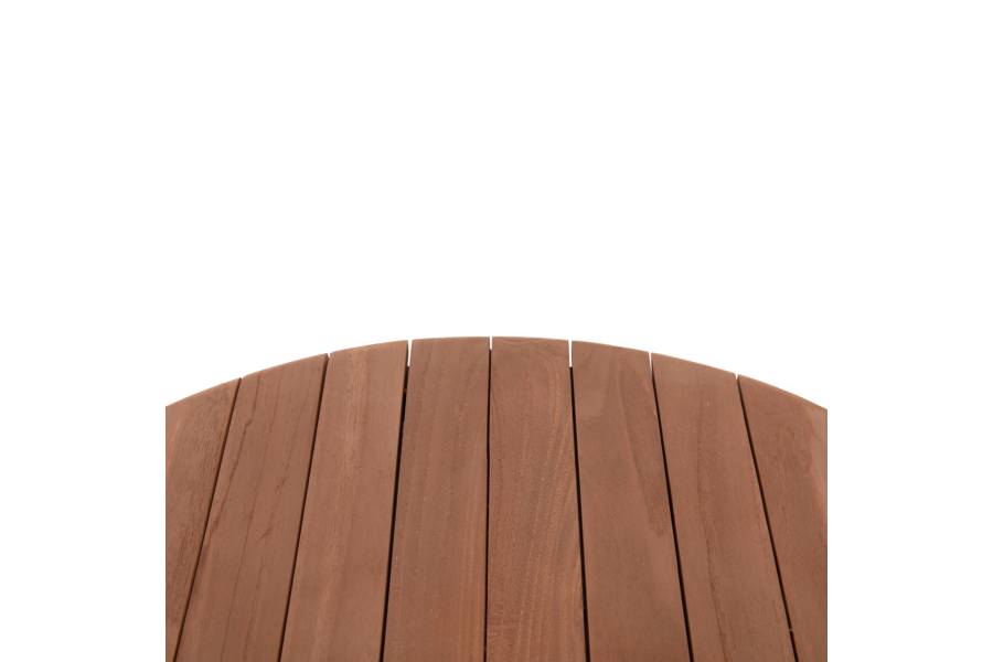 ΕΠΙΦΑΝΕΙΑ ΤΡΑΠΕΖΙΟΥ ΣΤΡΟΓΓΥΛΗ HM18132 ΞΥΛΟ TEAK--ΦΥΣΙΚΟ Φ60x4(πάχος)εκ.