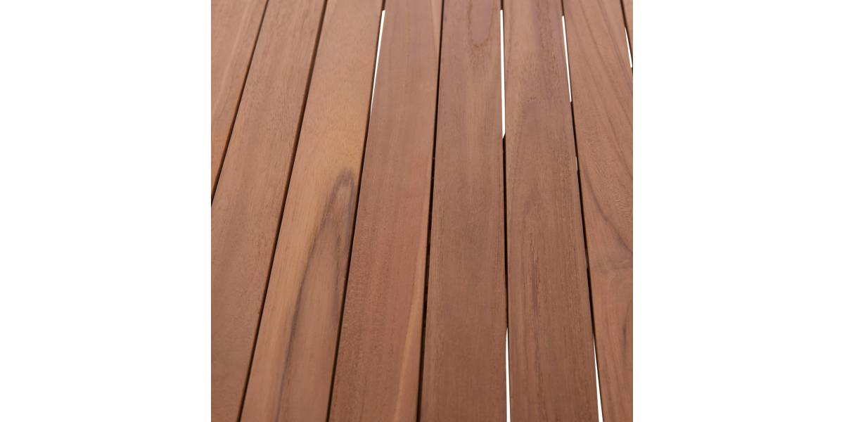 ΕΠΙΦΑΝΕΙΑ ΤΡΑΠΕΖΙΟΥ ΣΤΡΟΓΓΥΛΗ HM18133 ΞΥΛΟ TEAK--ΦΥΣΙΚΟ Φ70x4(πάχος)εκ.