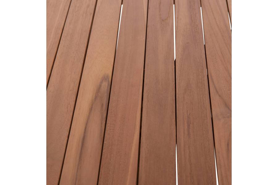 ΕΠΙΦΑΝΕΙΑ ΤΡΑΠΕΖΙΟΥ ΣΤΡΟΓΓΥΛΗ HM18133 ΞΥΛΟ TEAK--ΦΥΣΙΚΟ Φ70x4(πάχος)εκ.