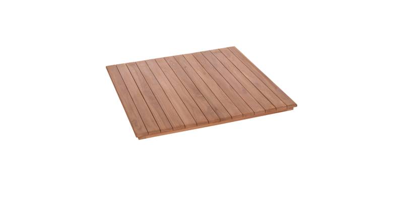 ΕΠΙΦΑΝΕΙΑ ΤΡΑΠΕΖΙΟΥ ΤΕΤΡΑΓΩΝΗ HM18136 ΞΥΛΟ TEAK--ΦΥΣΙΚΟ 70x70x4(πάχος)εκ.