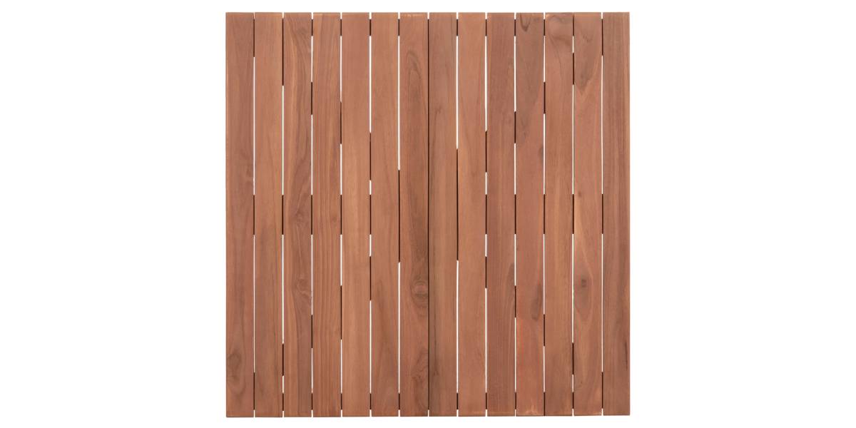 ΕΠΙΦΑΝΕΙΑ ΤΡΑΠΕΖΙΟΥ ΤΕΤΡΑΓΩΝΗ HM18136 ΞΥΛΟ TEAK--ΦΥΣΙΚΟ 70x70x4(πάχος)εκ.