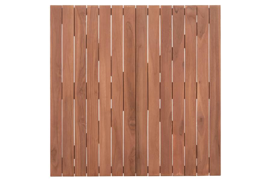ΕΠΙΦΑΝΕΙΑ ΤΡΑΠΕΖΙΟΥ ΤΕΤΡΑΓΩΝΗ HM18136 ΞΥΛΟ TEAK--ΦΥΣΙΚΟ 70x70x4(πάχος)εκ.