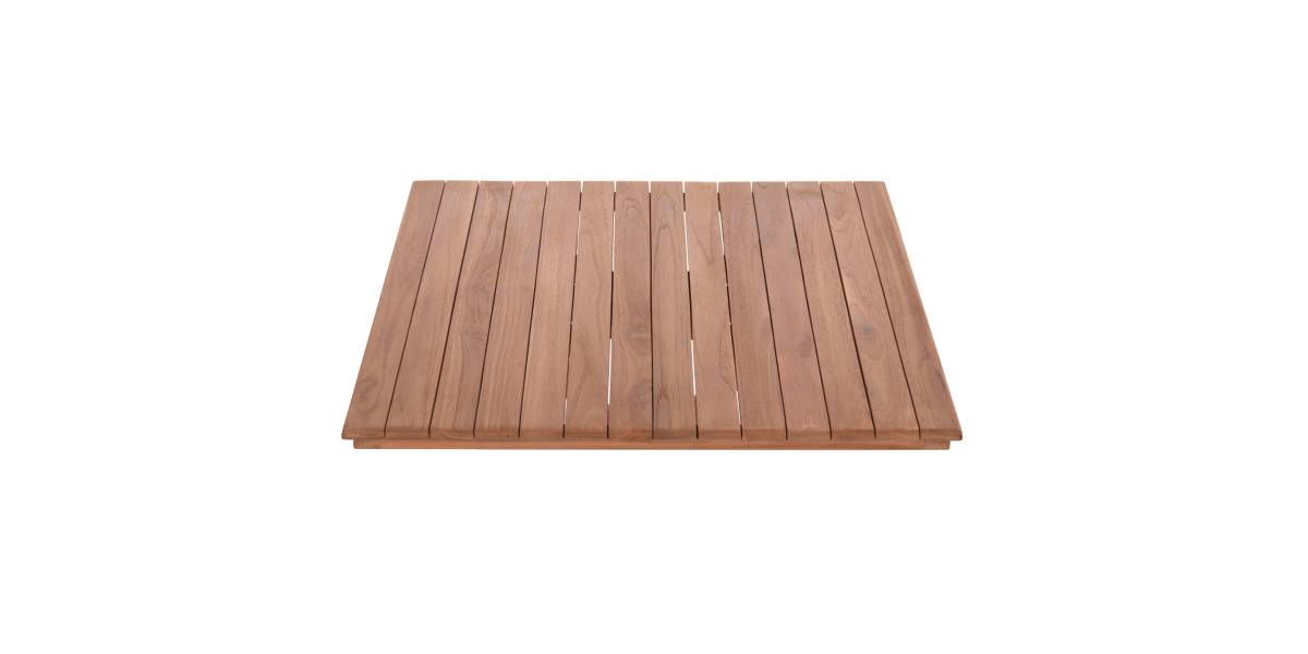 ΕΠΙΦΑΝΕΙΑ ΤΡΑΠΕΖΙΟΥ ΤΕΤΡΑΓΩΝΗ HM18136 ΞΥΛΟ TEAK--ΦΥΣΙΚΟ 70x70x4(πάχος)εκ.