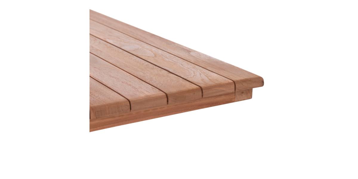 ΕΠΙΦΑΝΕΙΑ ΤΡΑΠΕΖΙΟΥ ΤΕΤΡΑΓΩΝΗ HM18136 ΞΥΛΟ TEAK--ΦΥΣΙΚΟ 70x70x4(πάχος)εκ.