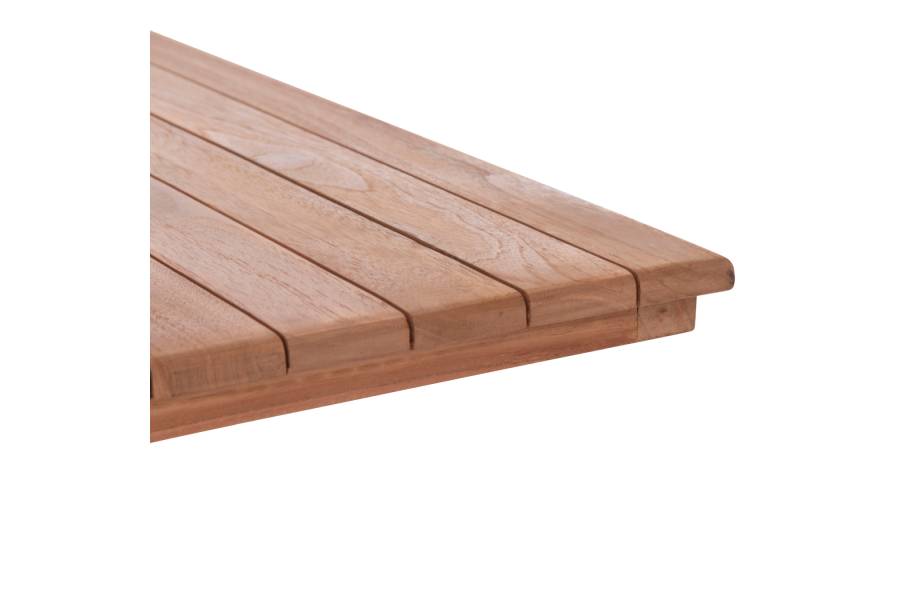 ΕΠΙΦΑΝΕΙΑ ΤΡΑΠΕΖΙΟΥ ΤΕΤΡΑΓΩΝΗ HM18136 ΞΥΛΟ TEAK--ΦΥΣΙΚΟ 70x70x4(πάχος)εκ.