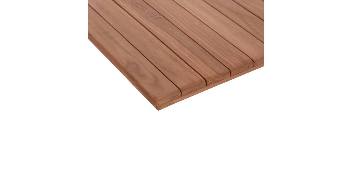ΕΠΙΦΑΝΕΙΑ ΤΡΑΠΕΖΙΟΥ ΤΕΤΡΑΓΩΝΗ HM18136 ΞΥΛΟ TEAK--ΦΥΣΙΚΟ 70x70x4(πάχος)εκ.