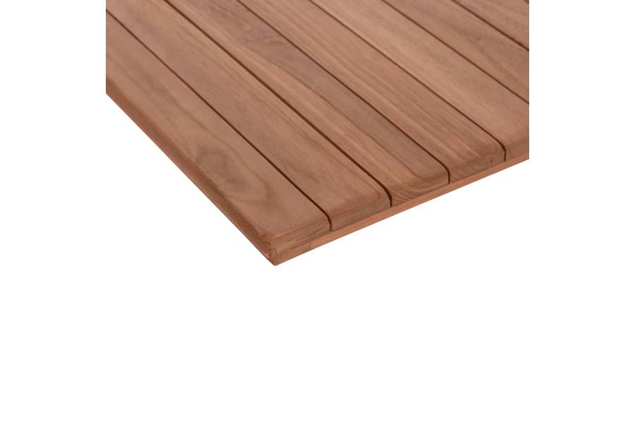 ΕΠΙΦΑΝΕΙΑ ΤΡΑΠΕΖΙΟΥ ΤΕΤΡΑΓΩΝΗ HM18136 ΞΥΛΟ TEAK--ΦΥΣΙΚΟ 70x70x4(πάχος)εκ.