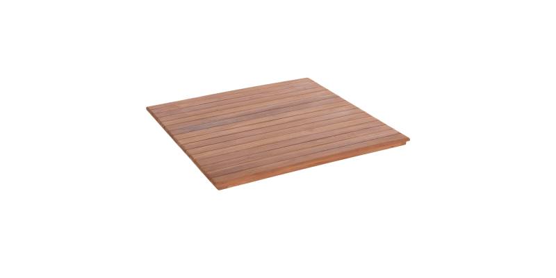 ΕΠΙΦΑΝΕΙΑ ΤΡΑΠΕΖΙΟΥ ΤΕΤΡΑΓΩΝΗ HM18137 ΞΥΛΟ TEAK--ΦΥΣΙΚΟ 80x80x4(πάχος)εκ.