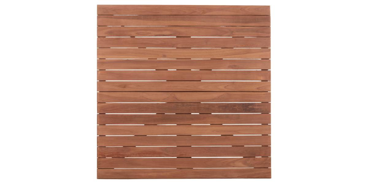 ΕΠΙΦΑΝΕΙΑ ΤΡΑΠΕΖΙΟΥ ΤΕΤΡΑΓΩΝΗ HM18137 ΞΥΛΟ TEAK--ΦΥΣΙΚΟ 80x80x4(πάχος)εκ.