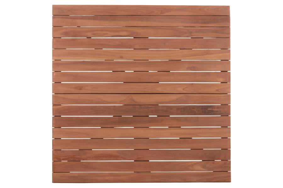 ΕΠΙΦΑΝΕΙΑ ΤΡΑΠΕΖΙΟΥ ΤΕΤΡΑΓΩΝΗ HM18137 ΞΥΛΟ TEAK--ΦΥΣΙΚΟ 80x80x4(πάχος)εκ.