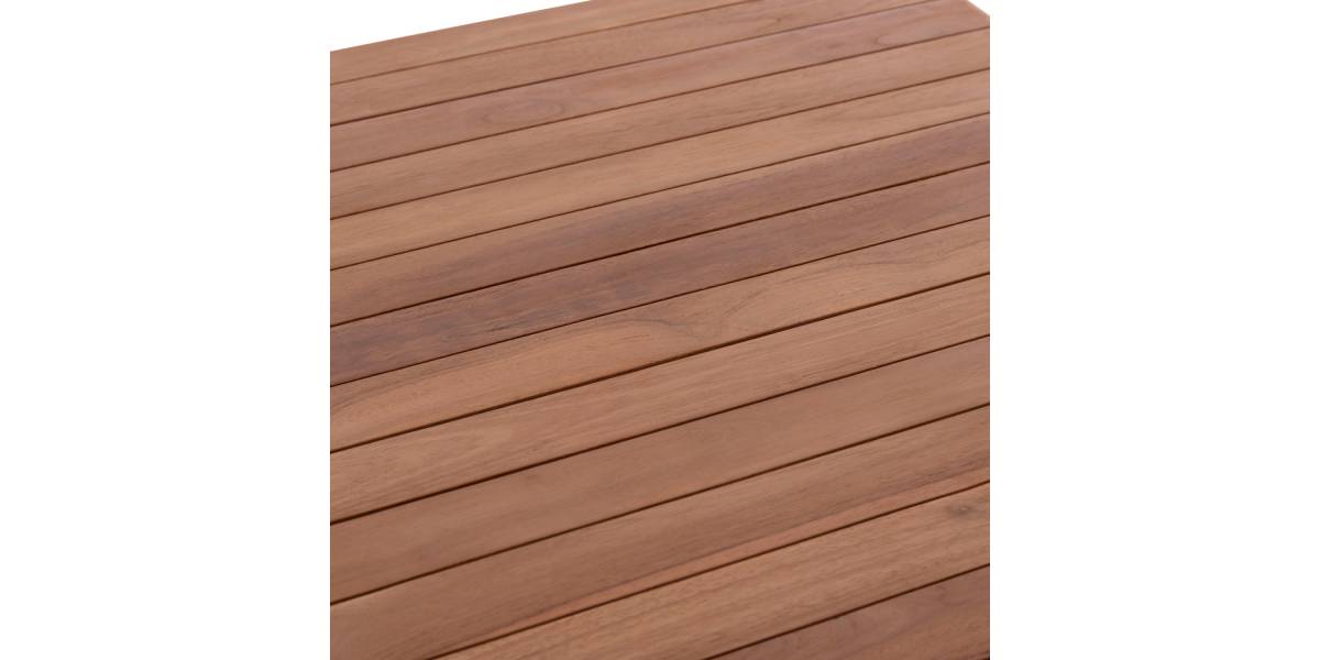 ΕΠΙΦΑΝΕΙΑ ΤΡΑΠΕΖΙΟΥ ΤΕΤΡΑΓΩΝΗ HM18137 ΞΥΛΟ TEAK--ΦΥΣΙΚΟ 80x80x4(πάχος)εκ.