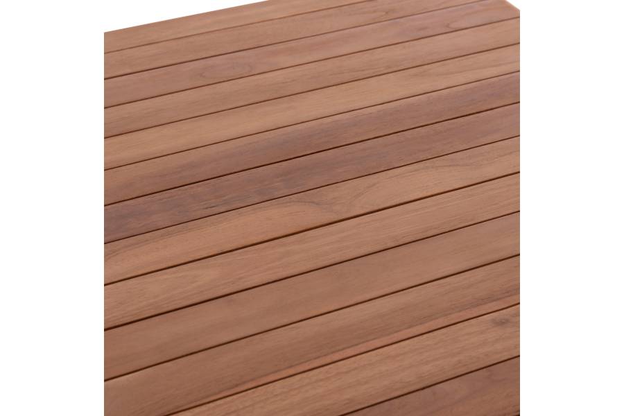 ΕΠΙΦΑΝΕΙΑ ΤΡΑΠΕΖΙΟΥ ΤΕΤΡΑΓΩΝΗ HM18137 ΞΥΛΟ TEAK--ΦΥΣΙΚΟ 80x80x4(πάχος)εκ.