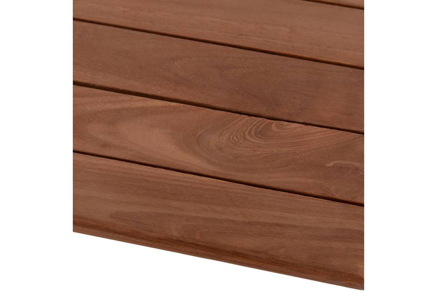 ΕΠΙΦΑΝΕΙΑ ΤΡΑΠΕΖΙΟΥ ΤΕΤΡΑΓΩΝΗ HM18137 ΞΥΛΟ TEAK--ΦΥΣΙΚΟ 80x80x4(πάχος)εκ.