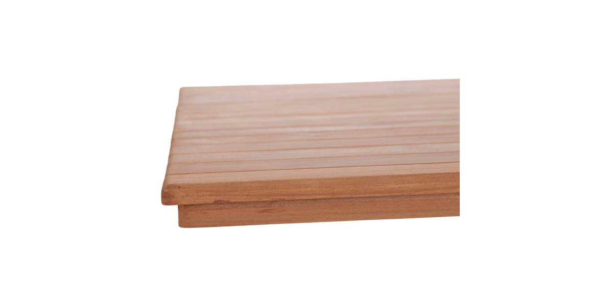 ΕΠΙΦΑΝΕΙΑ ΤΡΑΠΕΖΙΟΥ ΟΡΘΟΓΩΝΙΑ HM18138 ΞΥΛΟ TEAK--ΦΥΣΙΚΟ 120x80x4(πάχος)εκ.