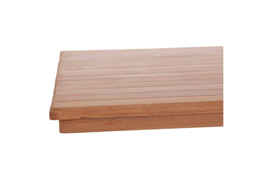 ΕΠΙΦΑΝΕΙΑ ΤΡΑΠΕΖΙΟΥ ΟΡΘΟΓΩΝΙΑ HM18138 ΞΥΛΟ TEAK--ΦΥΣΙΚΟ 120x80x4(πάχος)εκ.