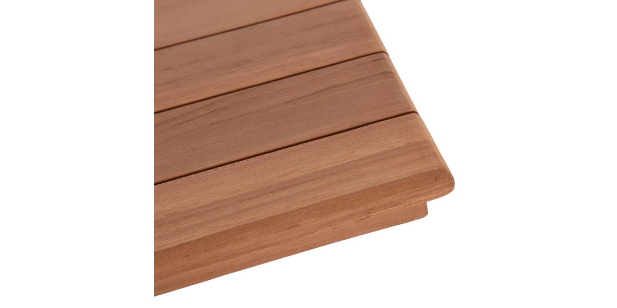 ΕΠΙΦΑΝΕΙΑ ΤΡΑΠΕΖΙΟΥ ΟΡΘΟΓΩΝΙΑ HM18138 ΞΥΛΟ TEAK--ΦΥΣΙΚΟ 120x80x4(πάχος)εκ.