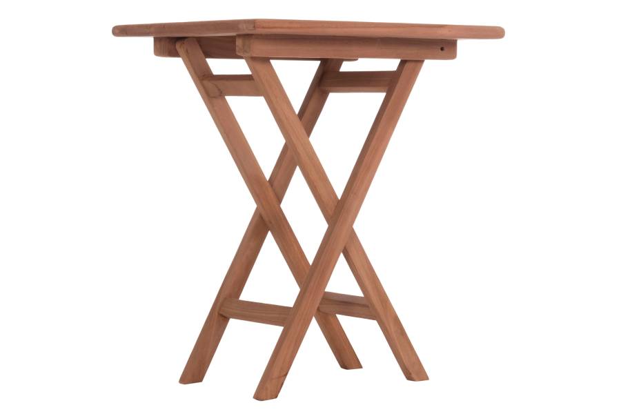 ΤΡΑΠΕΖΙ ΣΚΗΝΟΘΕΤΗ ΤΕΤΡΑΓΩΝΟ ERIS HM18118 ΞΥΛΟ TEAK--ΦΥΣΙΚΟ 60x60x75Υεκ.