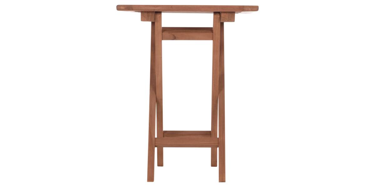 ΤΡΑΠΕΖΙ ΣΚΗΝΟΘΕΤΗ ΤΕΤΡΑΓΩΝΟ ERIS HM18118 ΞΥΛΟ TEAK--ΦΥΣΙΚΟ 60x60x75Υεκ.