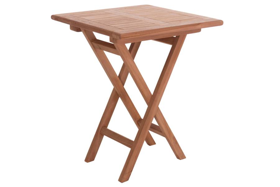 ΤΡΑΠΕΖΙ ΣΚΗΝΟΘΕΤΗ ΤΕΤΡΑΓΩΝΟ ERIS HM18118 ΞΥΛΟ TEAK--ΦΥΣΙΚΟ 60x60x75Υεκ.