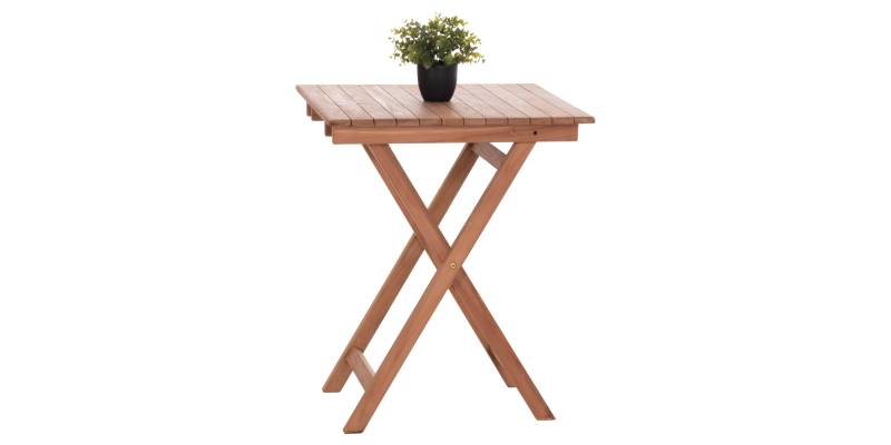 ΤΡΑΠΕΖΙ ΣΚΗΝΟΘΕΤΗ ΤΕΤΡΑΓΩΝΟ HEIDEL HM18121 ΞΥΛΟ TEAK--ΦΥΣΙΚΟ 60x60x75Υεκ.