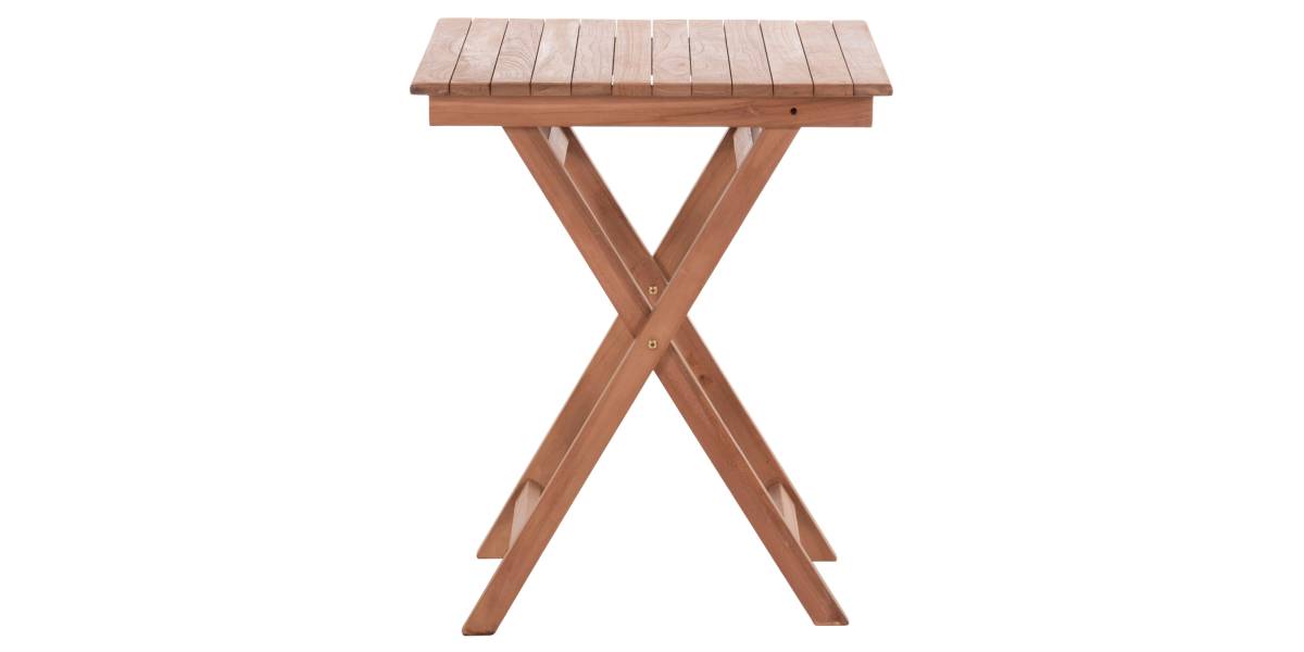 ΤΡΑΠΕΖΙ ΣΚΗΝΟΘΕΤΗ ΤΕΤΡΑΓΩΝΟ HEIDEL HM18121 ΞΥΛΟ TEAK--ΦΥΣΙΚΟ 60x60x75Υεκ.
