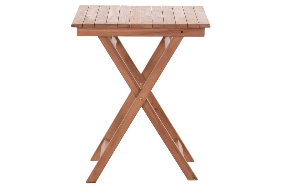 ΤΡΑΠΕΖΙ ΣΚΗΝΟΘΕΤΗ ΤΕΤΡΑΓΩΝΟ HEIDEL HM18121 ΞΥΛΟ TEAK--ΦΥΣΙΚΟ 60x60x75Υεκ.