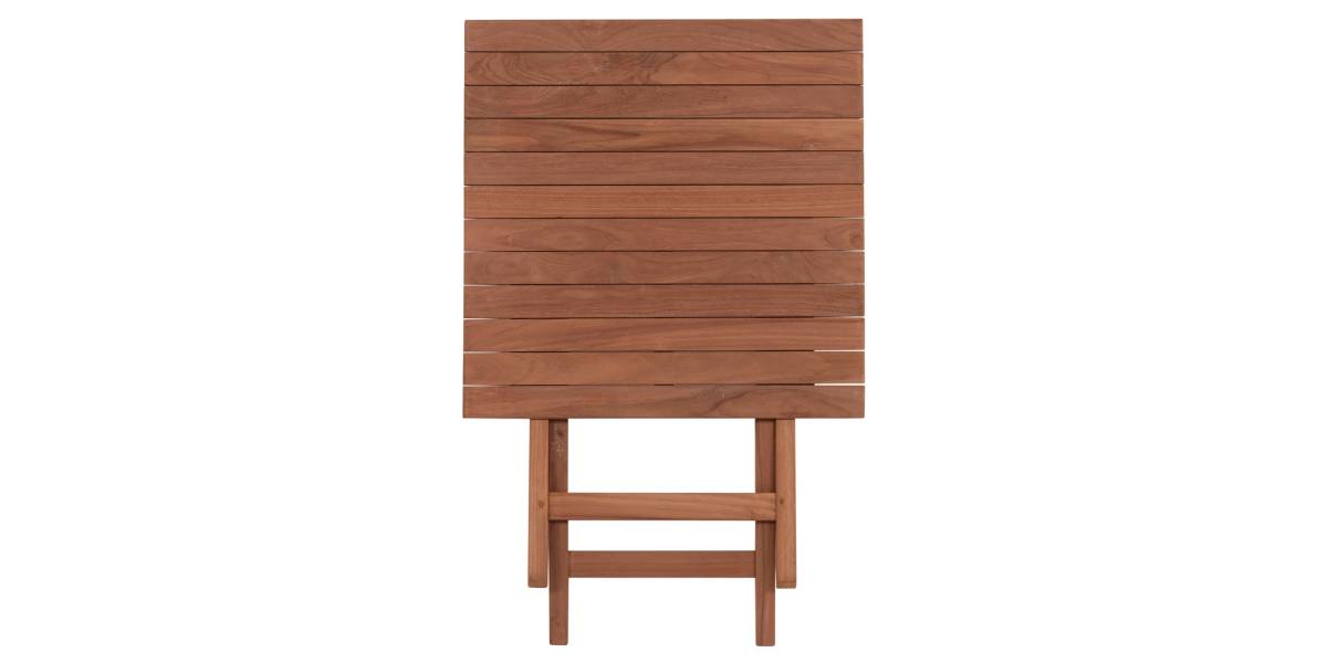 ΤΡΑΠΕΖΙ ΣΚΗΝΟΘΕΤΗ ΤΕΤΡΑΓΩΝΟ HEIDEL HM18121 ΞΥΛΟ TEAK--ΦΥΣΙΚΟ 60x60x75Υεκ.