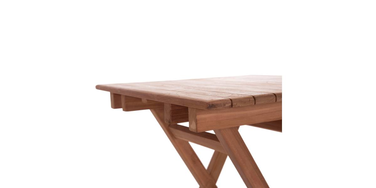 ΤΡΑΠΕΖΙ ΣΚΗΝΟΘΕΤΗ ΤΕΤΡΑΓΩΝΟ HEIDEL HM18121 ΞΥΛΟ TEAK--ΦΥΣΙΚΟ 60x60x75Υεκ.