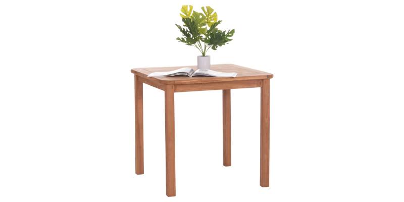 ΤΡΑΠΕΖΙ ΤΕΤΡΑΓΩΝΟ PRESSCOT HM18122 ΞΥΛΟ TEAK--ΦΥΣΙΚΟ 80x80x76Υεκ.