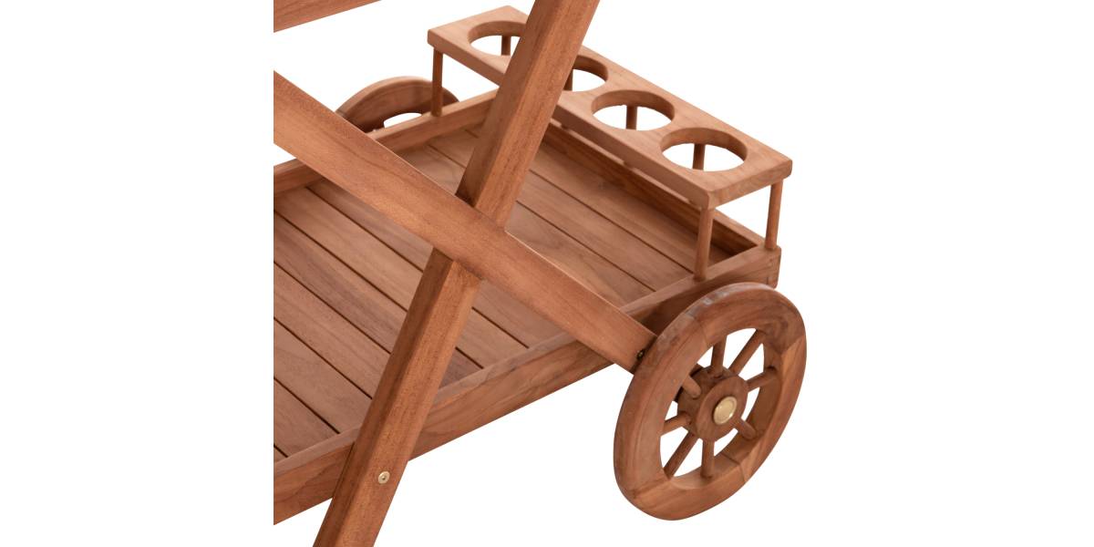 ΔΙΣΚΟΣ ΣΕΡΒΙΡΙΣΜΑΤΟΣ ΣΕ ΤΡΟΛΕΥ ALFRED HM4579 ΞΥΛΟ TEAK--ΦΥΣΙΚΟ 86x56x80Υεκ.