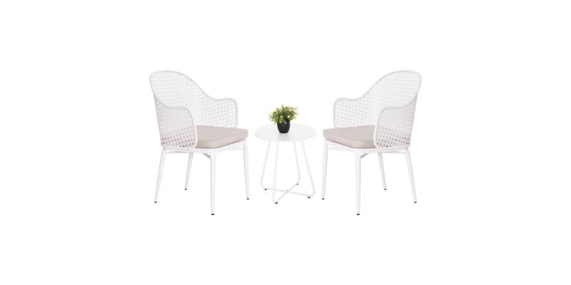 ΣΕΤ LOUNGE 3TMX ΕΞ.ΧΩΡΟΥ OREGO HM21107.02 ΑΛΟΥΜΙΝΙΟ & ΜΕΤΑΛΛΟ ΣΕ ΛΕΥΚΟ