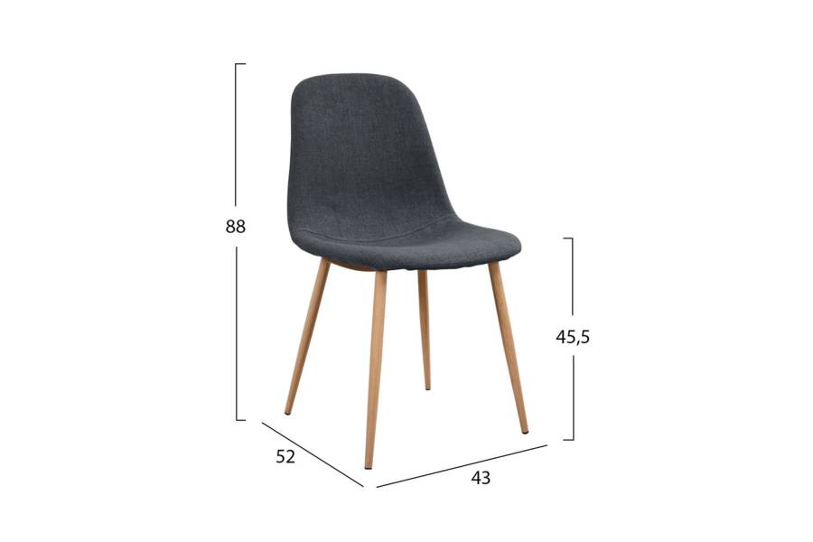 ΣΕΤ ΤΡΑΠΕΖΑΡΙΑΣ 5ΤΜΧ KELVIN HM21117 ΤΡΑΠΕΖΙ ΜΕ ΚΑΡΕΚΛΕΣ ΜΕΤΑΛΛΙΚΕΣ ΜΕ ΥΦΑΣΜΑ