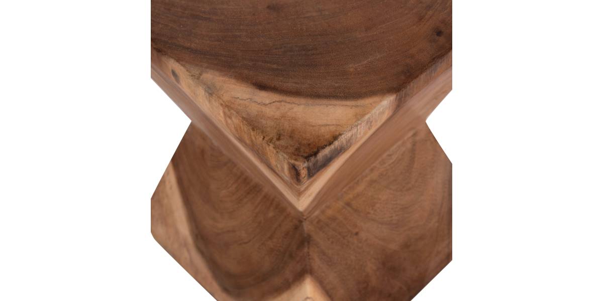 ΒΟΗΘΗΤΙΚΟ ΣΚΑΜΠΟ ANVIL HM9756.11 ΞΥΛΟ SUAR ΣΕ ΦΥΣΙΚΟ ΧΡΩΜΑ 31x31x45Yεκ.