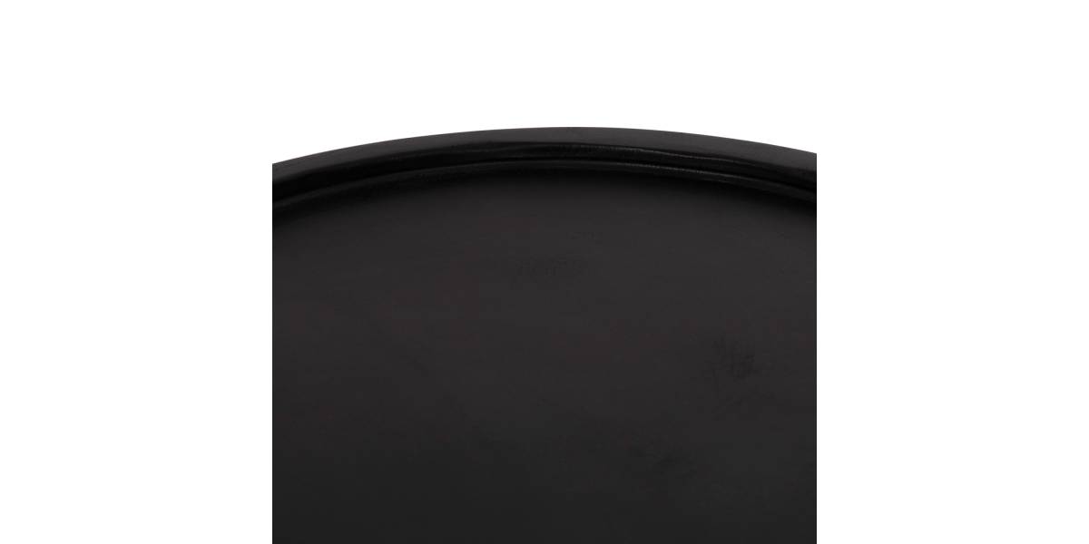 ΤΡΑΠΕΖΙ ΒΟΗΘΗΤΙΚΟ BERMAL HM9889.12 ΜΑΣΙΦ ΞΥΛΟ SUAR ΣΕ ΜΑΥΡΟ Φ35x65Υεκ.