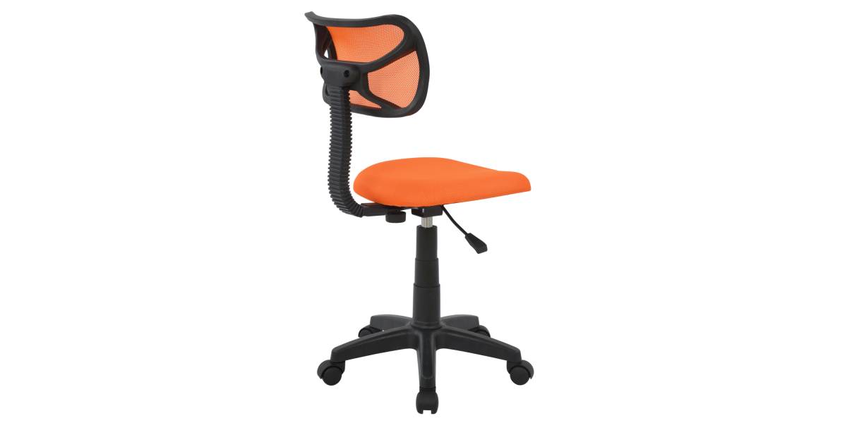 ΚΑΡΕΚΛΑ ΓΡΑΦΕΙΟΥ AKHILA HM1026.02 ΠΟΡΤΟΚΑΛΙ ΥΦΑΣΜΑ MESH 40,5x50,5x91,5 εκ.