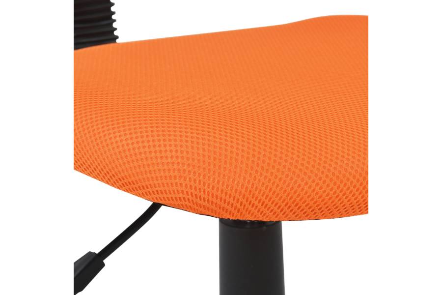 ΚΑΡΕΚΛΑ ΓΡΑΦΕΙΟΥ AKHILA HM1026.02 ΠΟΡΤΟΚΑΛΙ ΥΦΑΣΜΑ MESH 40,5x50,5x91,5 εκ.