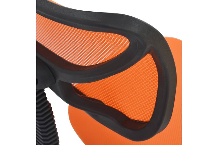 ΚΑΡΕΚΛΑ ΓΡΑΦΕΙΟΥ AKHILA HM1026.02 ΠΟΡΤΟΚΑΛΙ ΥΦΑΣΜΑ MESH 40,5x50,5x91,5 εκ.