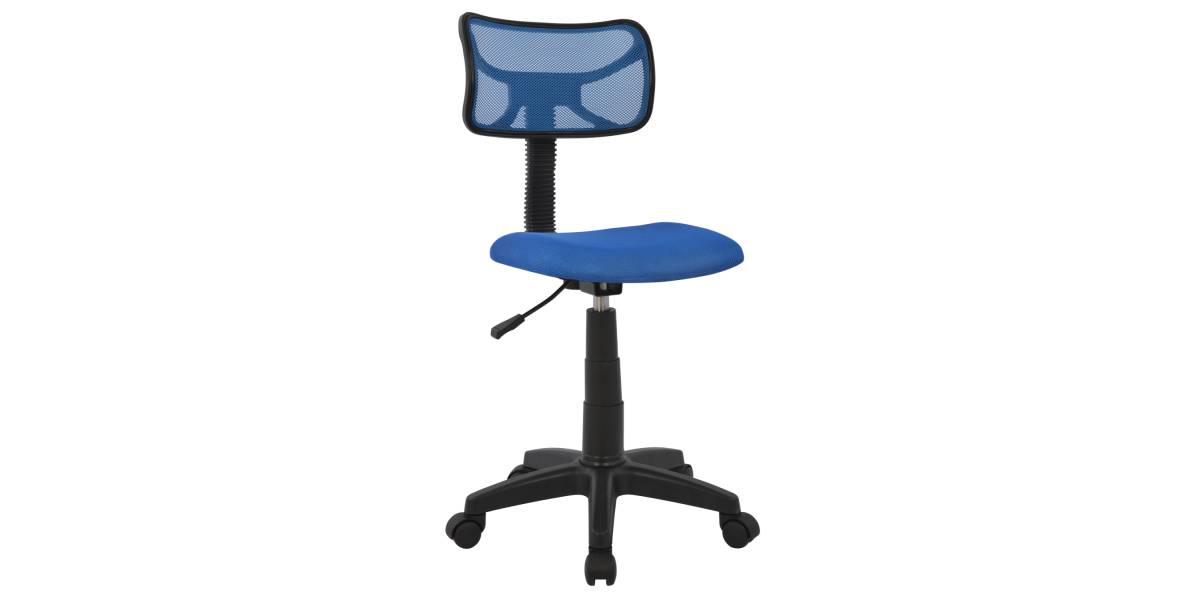 ΚΑΡΕΚΛΑ ΓΡΑΦΕΙΟΥ AKHILA HM1026.06 ΜΠΛΕ ΥΦΑΣΜΑ MESH 40,5x50,5x91,5 εκ.
