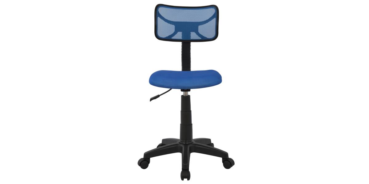 ΚΑΡΕΚΛΑ ΓΡΑΦΕΙΟΥ AKHILA HM1026.06 ΜΠΛΕ ΥΦΑΣΜΑ MESH 40,5x50,5x91,5 εκ.