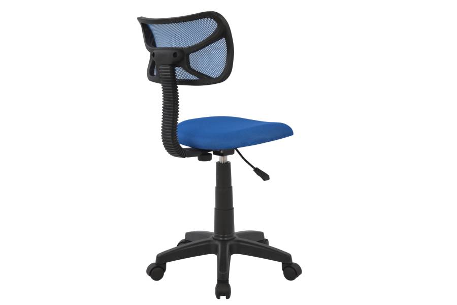 ΚΑΡΕΚΛΑ ΓΡΑΦΕΙΟΥ AKHILA HM1026.06 ΜΠΛΕ ΥΦΑΣΜΑ MESH 40,5x50,5x91,5 εκ.