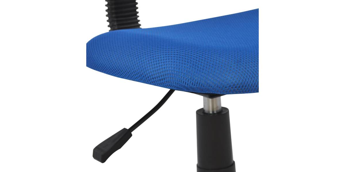 ΚΑΡΕΚΛΑ ΓΡΑΦΕΙΟΥ AKHILA HM1026.06 ΜΠΛΕ ΥΦΑΣΜΑ MESH 40,5x50,5x91,5 εκ.